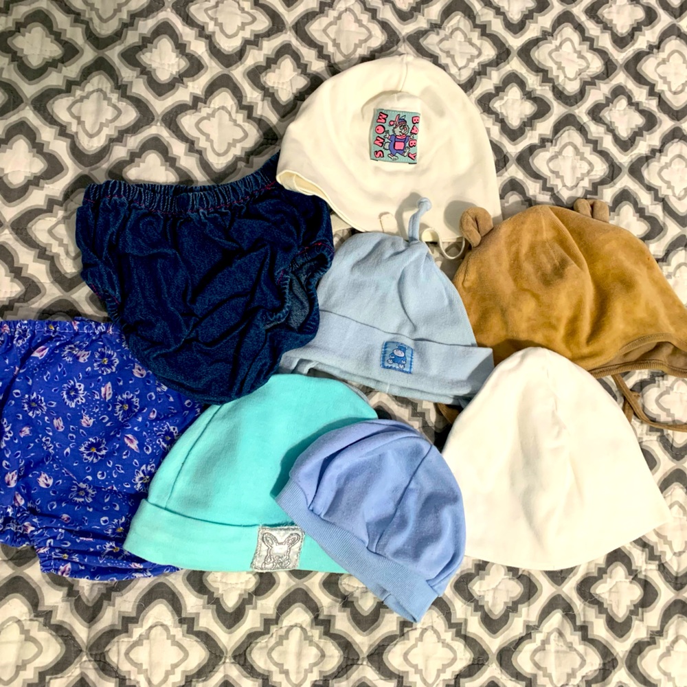Cap and shorts